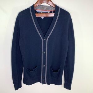 Tommy Hilfiger Navy Blue Button Down Cardigan Lg
